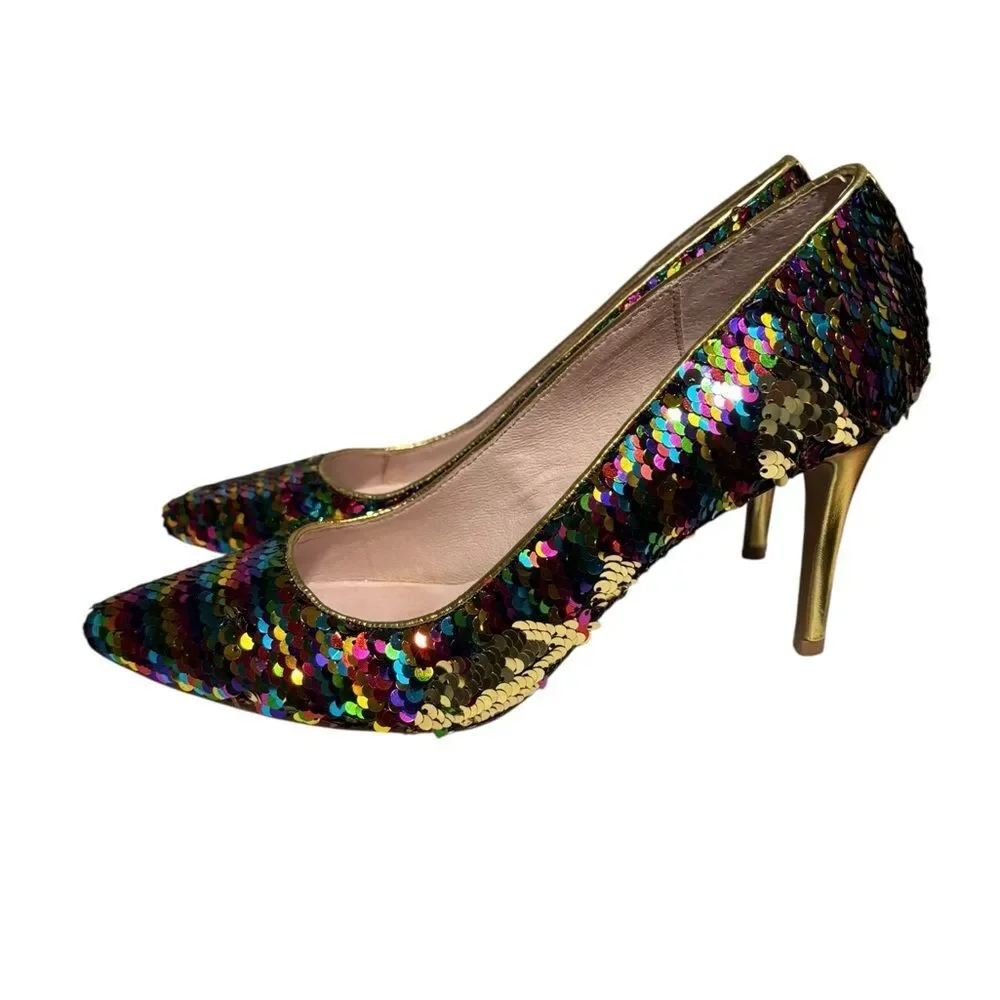 CHINESE LAUNDRY | heels pumps shoes sequin 9 40